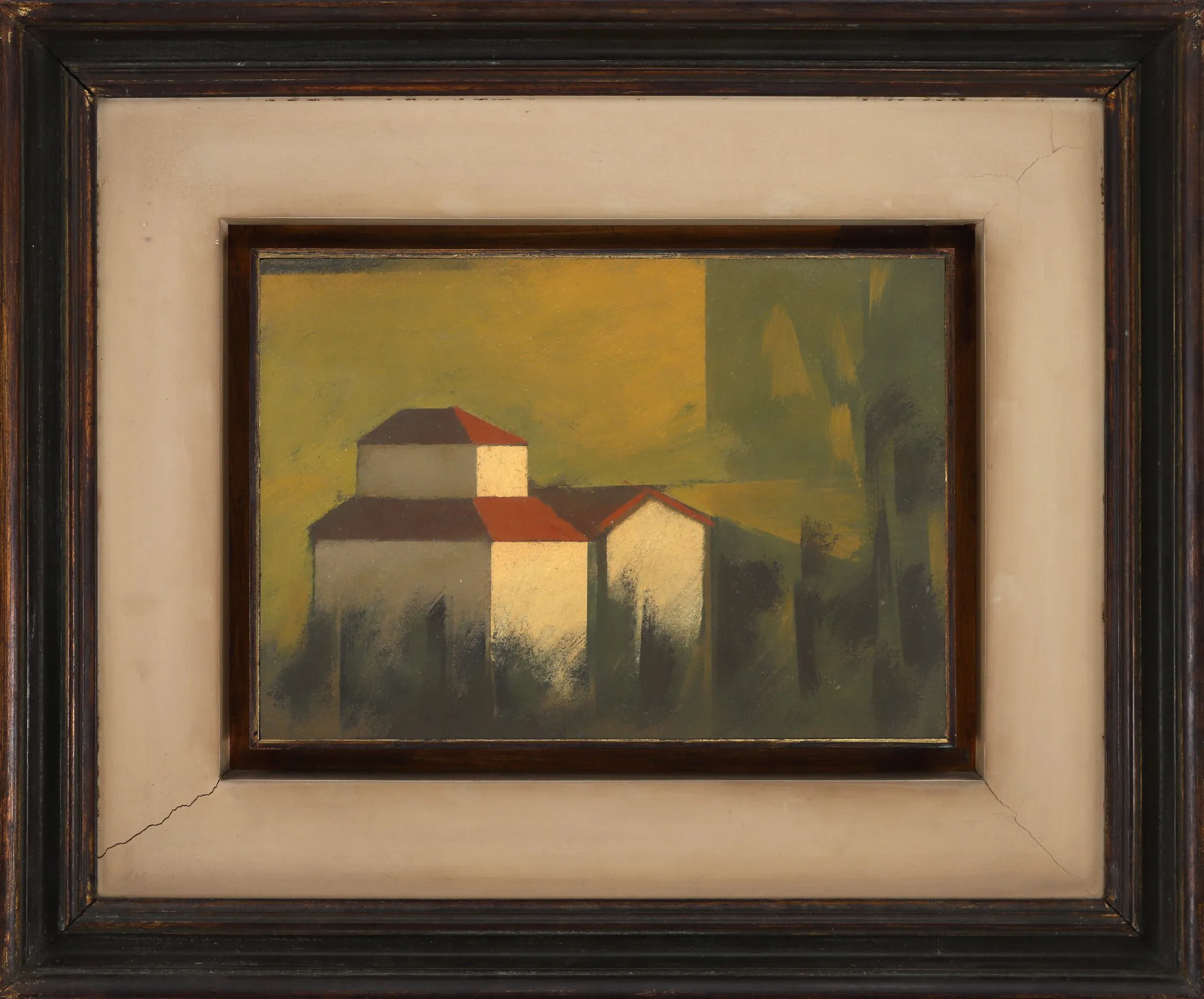 Carlos Scliar - Paisagem - Lembrança de Ouro Preto II