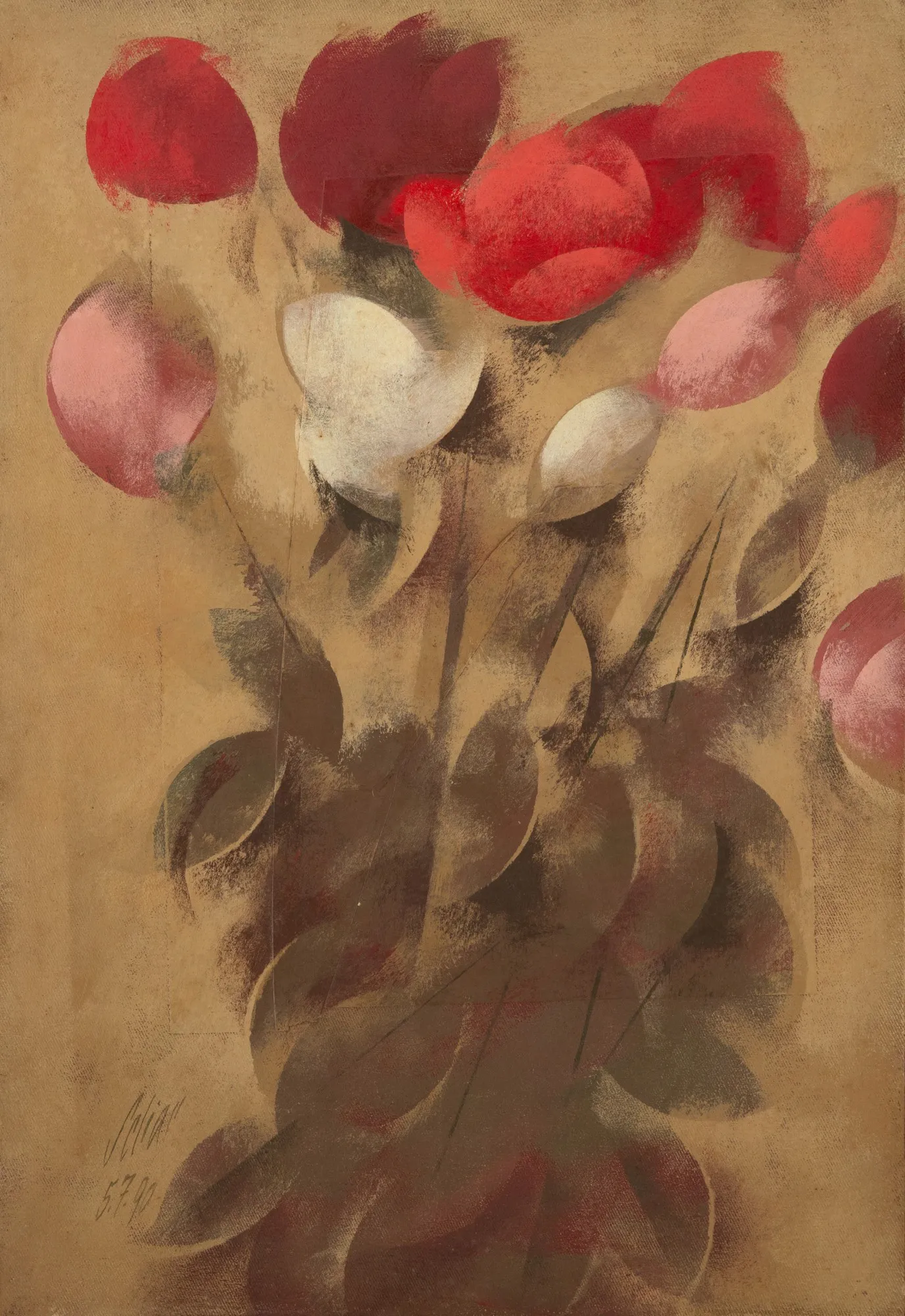 Carlos Scliar - Rosas