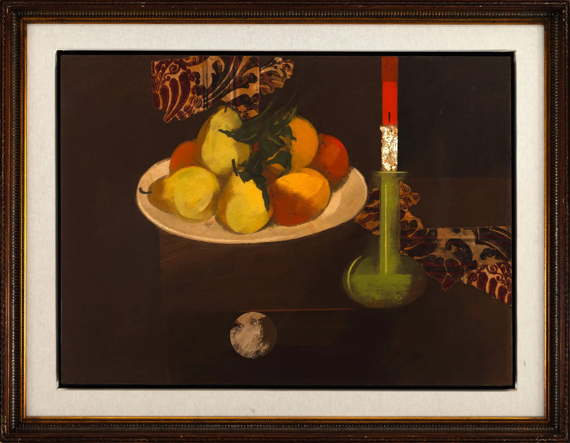 Carlos Scliar - Platter With Fruit And Candlestick