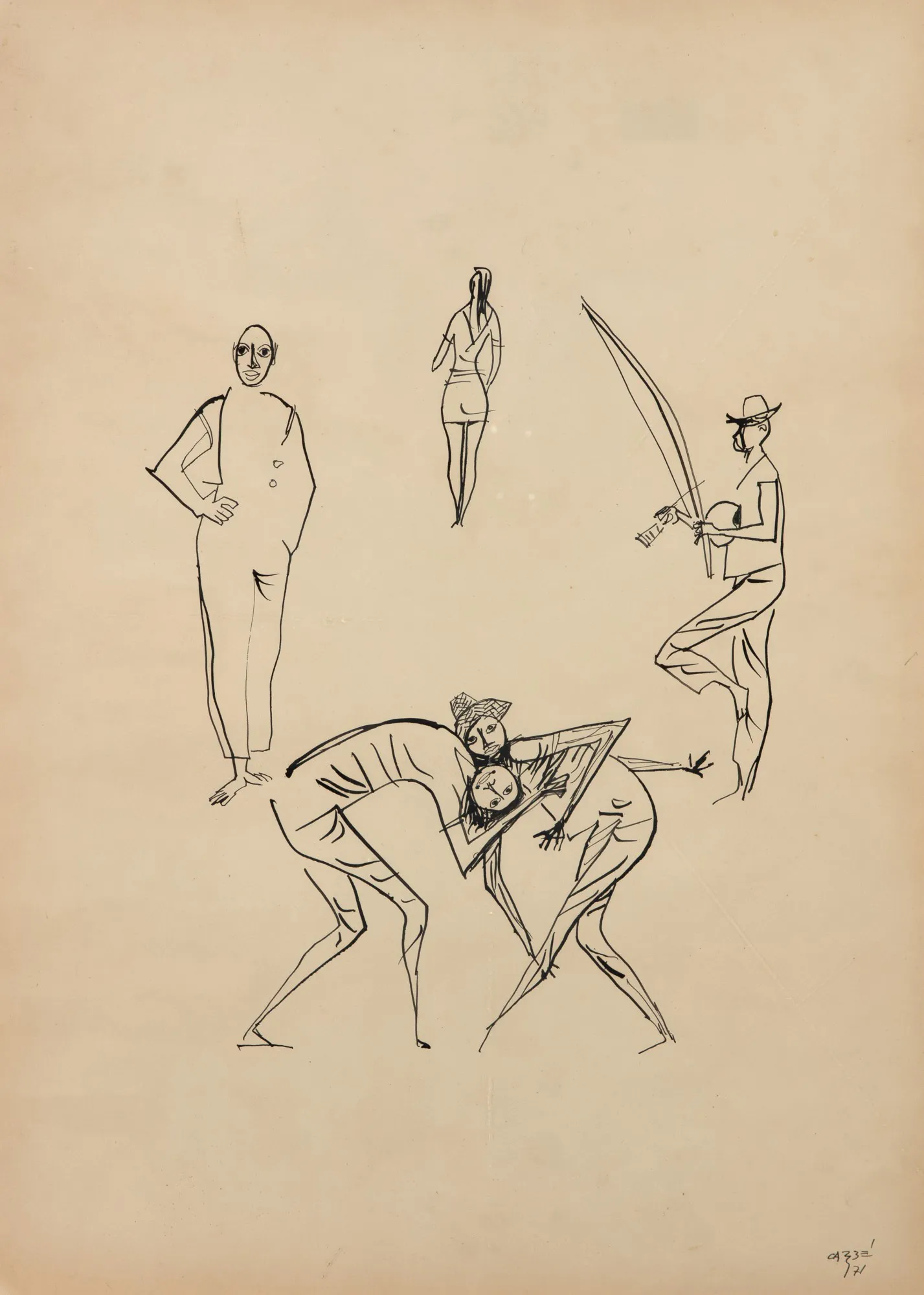 Carybé - Capoeiristas