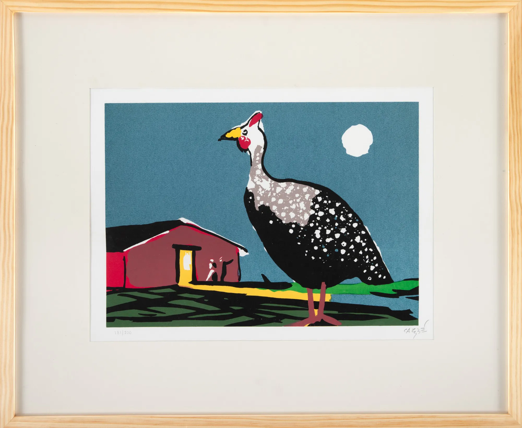 Carybé - Galinha d'angola