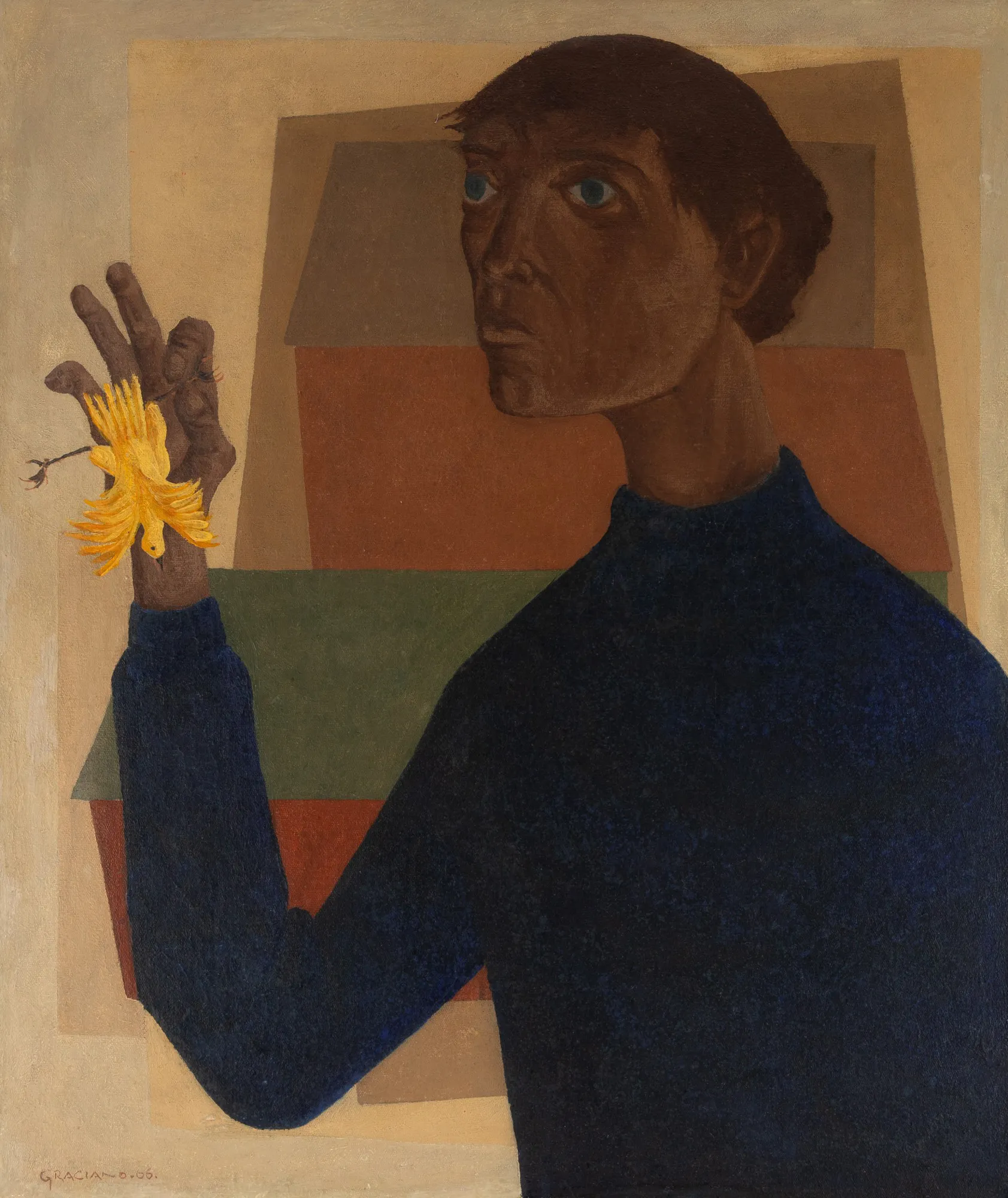 Clóvis Graciano - Menino e Pássaro