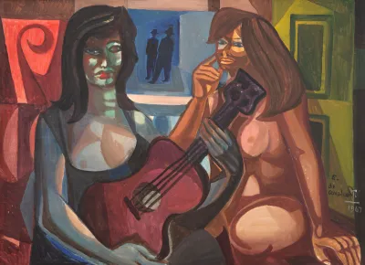 Di Cavalcanti - Duas Figuras