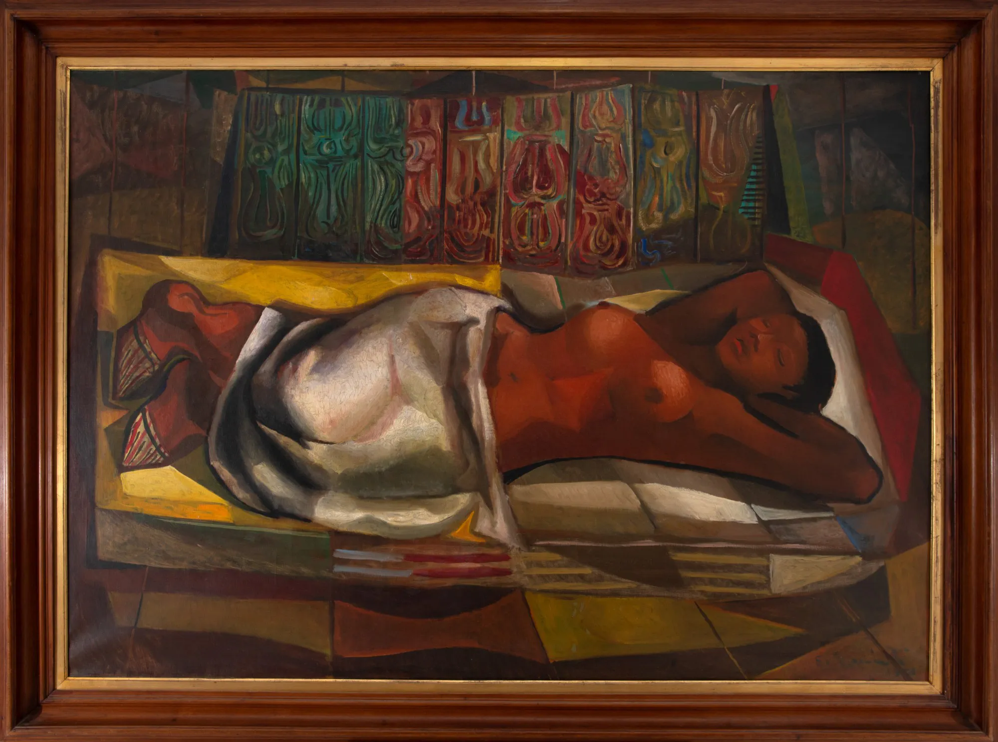 Di Cavalcanti - Naked - Mulatto Lying