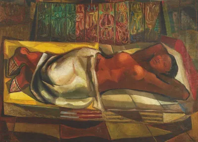 Di Cavalcanti - Nu - Mulata Deitada