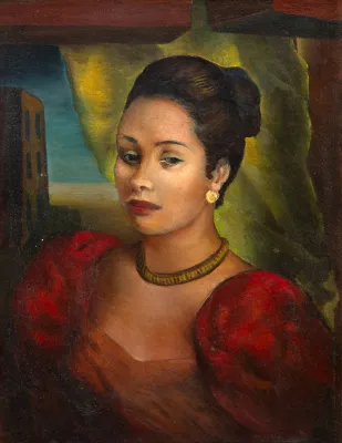 Di Cavalcanti - Retrato De Noêmia Mourão