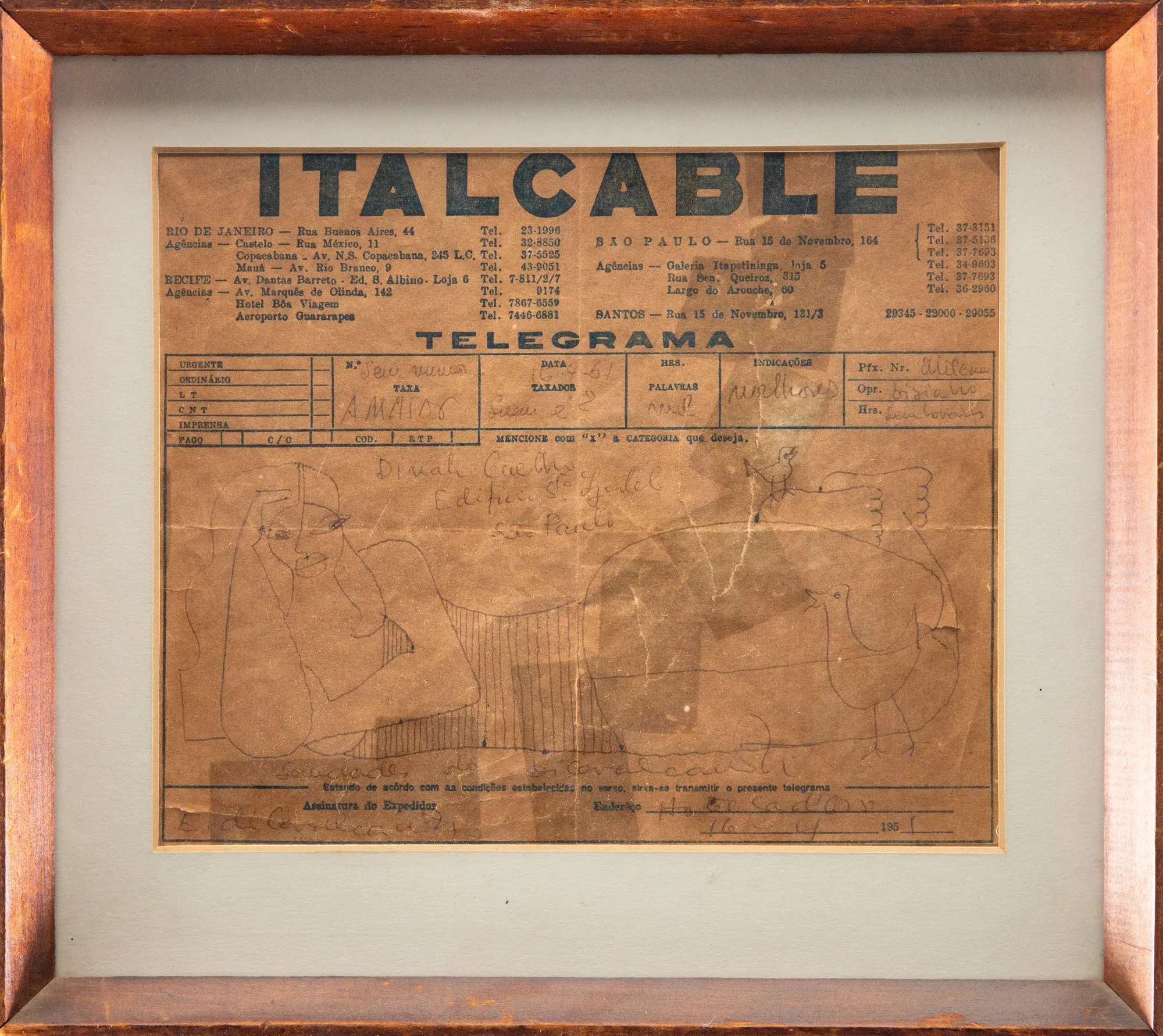 Di Cavalcanti - Telegrama