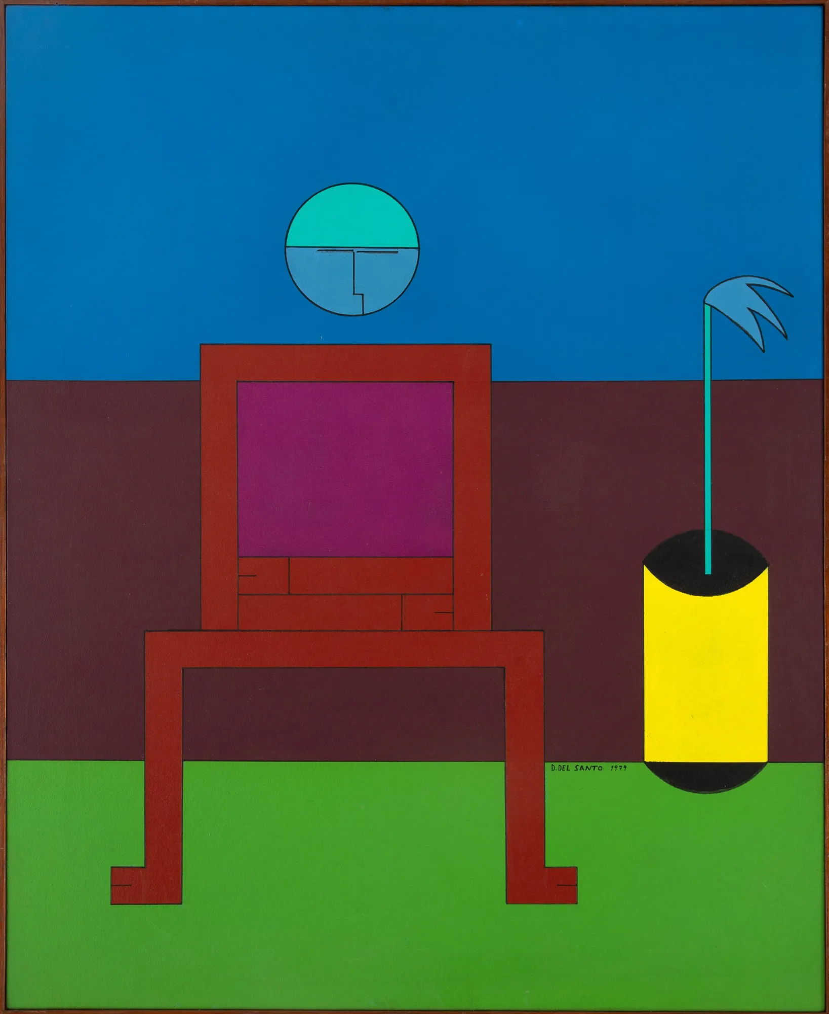 Dionísio del Santo - Figura e Vaso de Flor