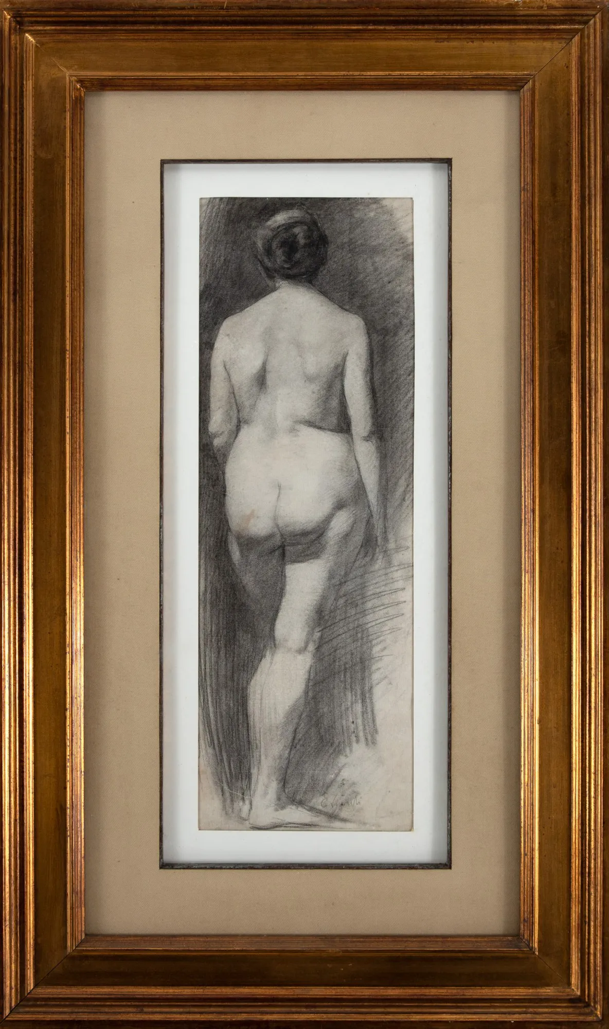 Eliseu Visconti - Nu Feminino de Costas