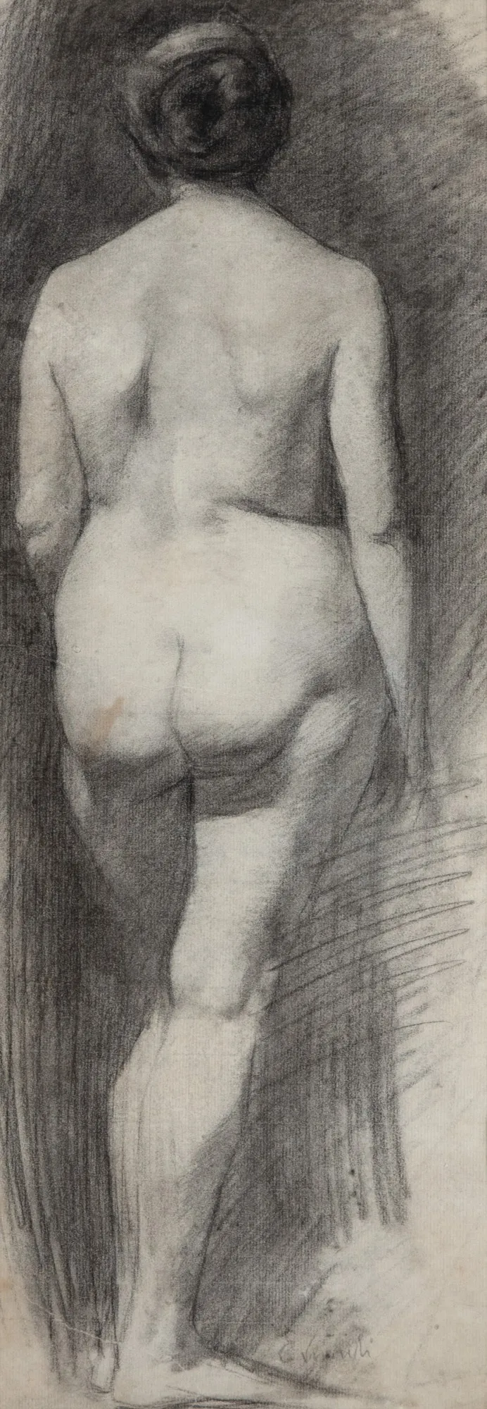 Eliseu Visconti - Female Nude Back