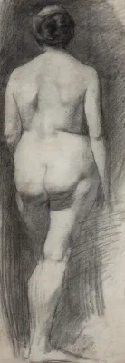 Eliseu Visconti - Female Nude Back