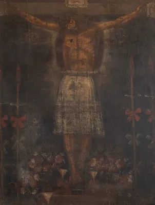 Escola Cusquenha - Cristo Crucificado