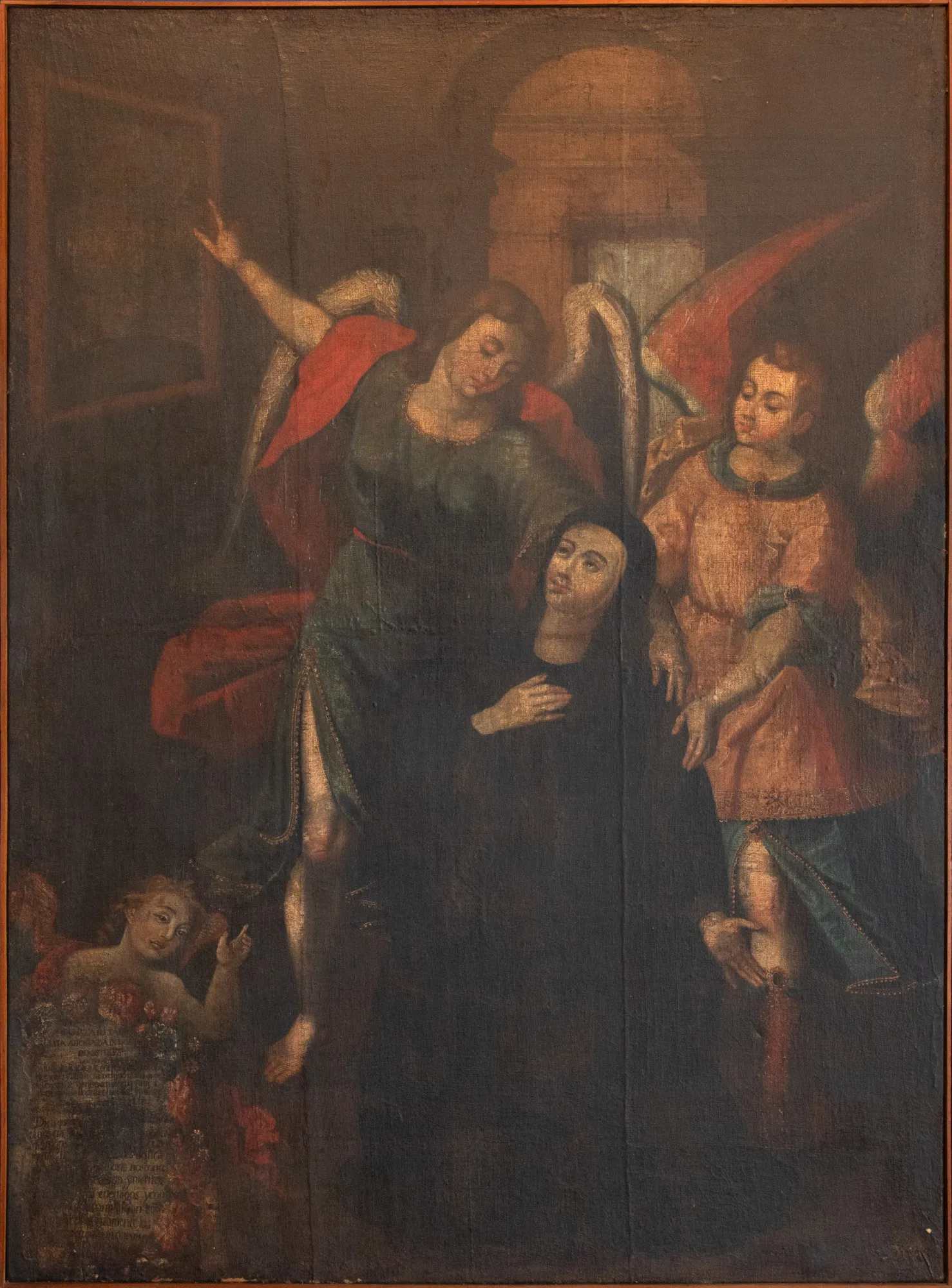 Escola Cusquenha - Êxtase de Santa Teresa de Jesus (Teresa d'Ávila)