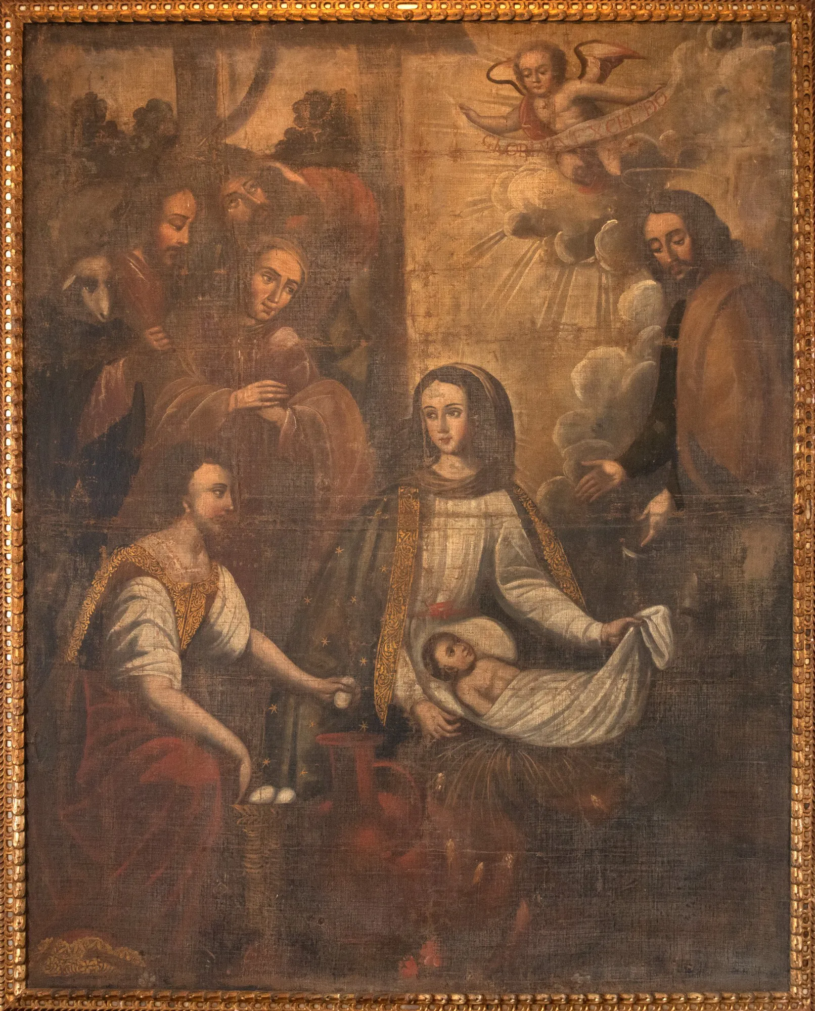 Escola Cusquenha - Nascimento de Cristo