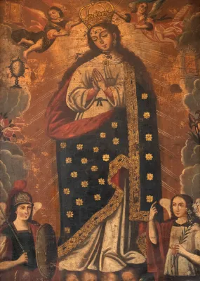 Escola Cusquenha - Nossa Senhora da Imaculada Conceição
