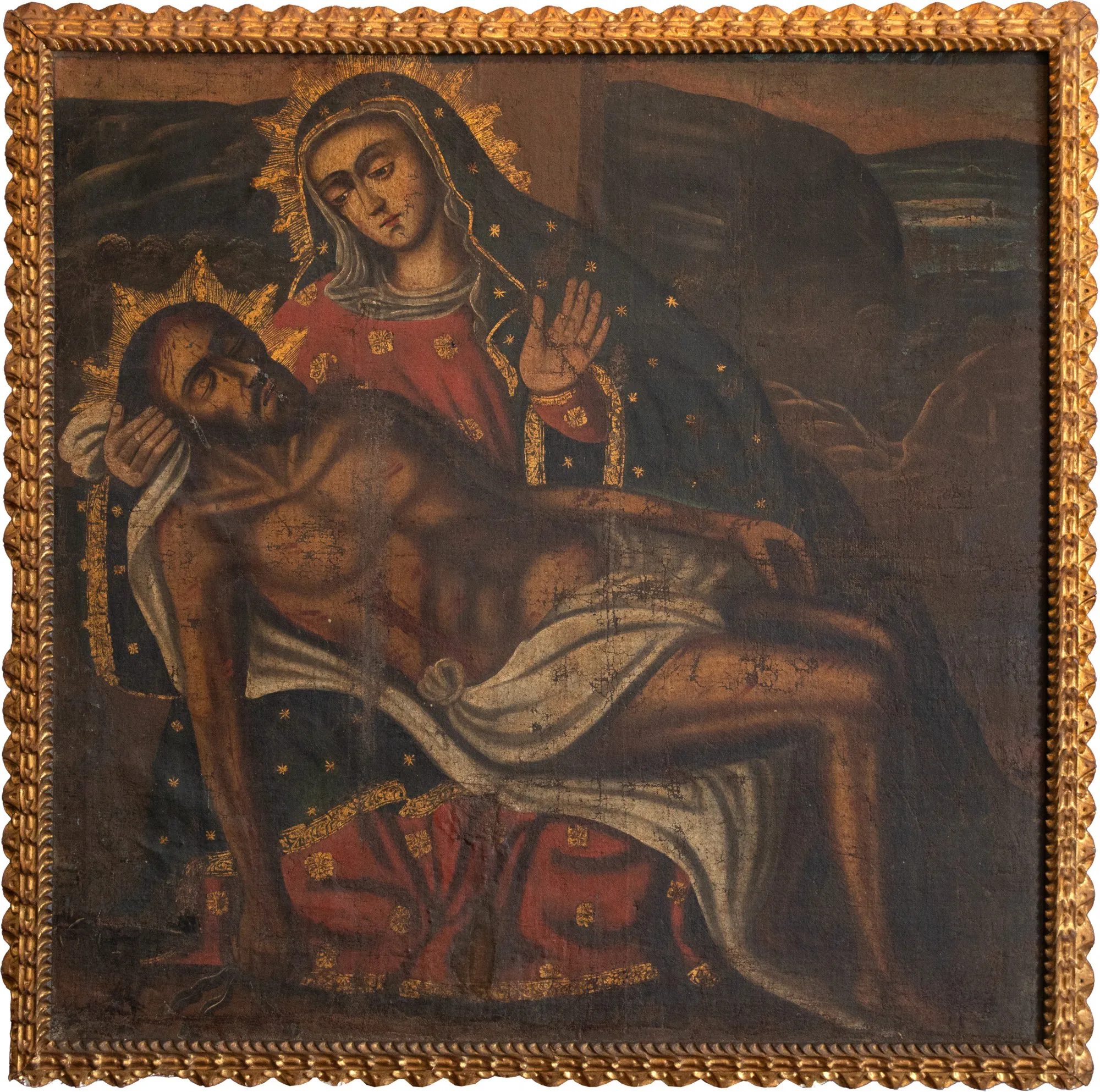 Escola Cusquenha - Nossa Senhora da Piedade