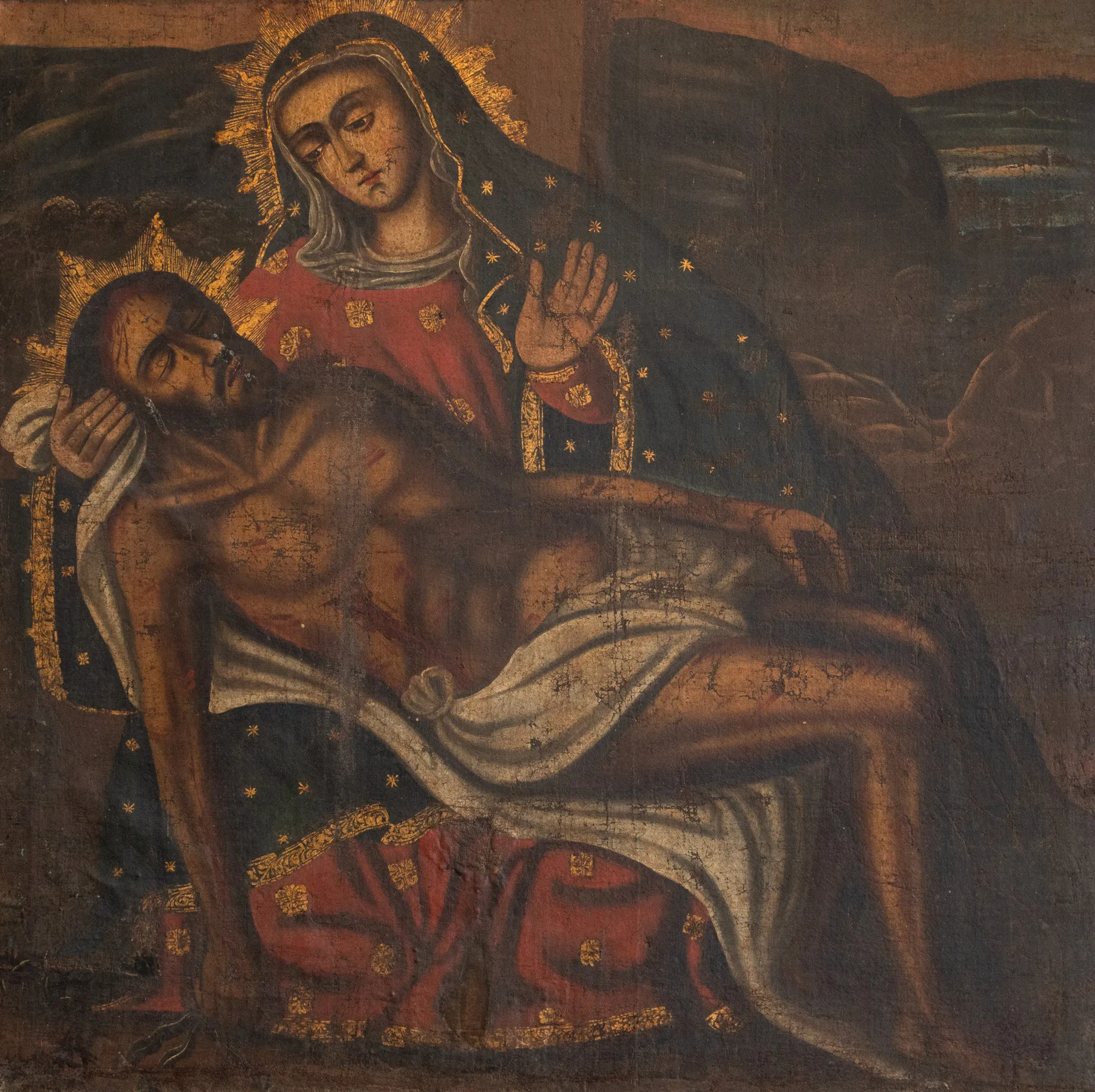 Escola Cusquenha - Nossa Senhora da Piedade