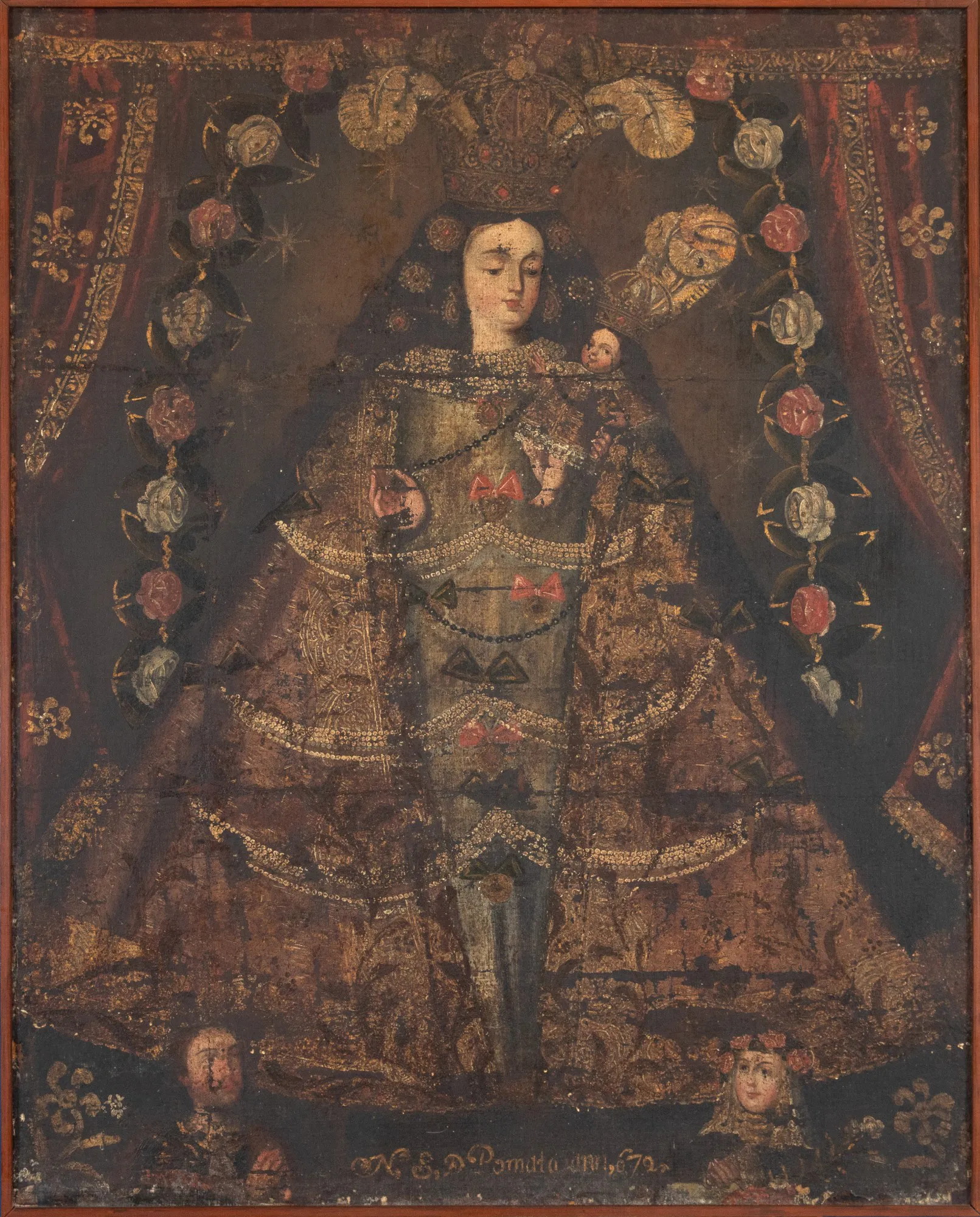 Escola Cusquenha - Nossa Senhora do Rosário de Pomata