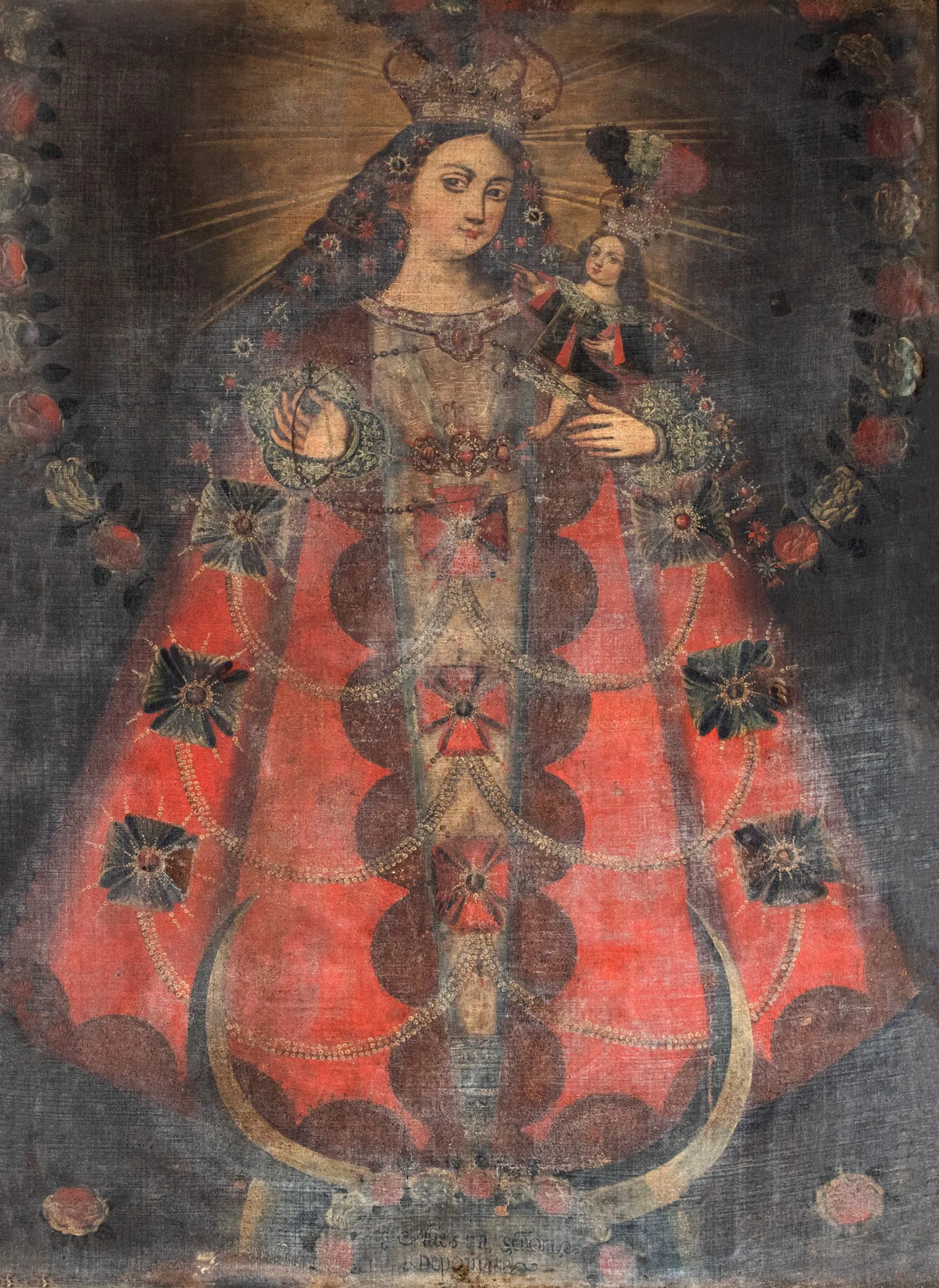 Escola Cusquenha - Nossa Senhora do Rosário de Pomata