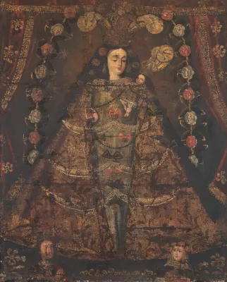 Escola Cusquenha - Nossa Senhora do Rosário