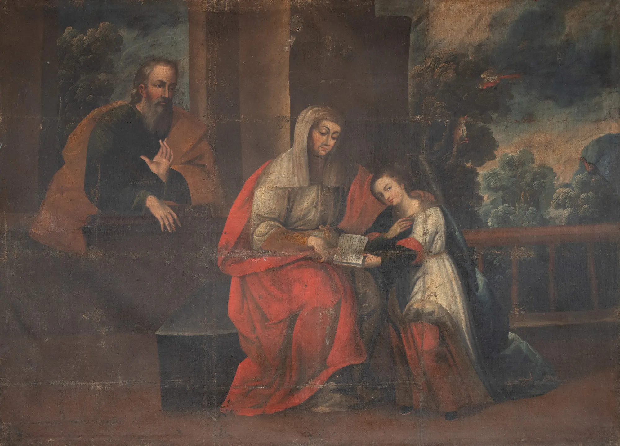 Escola Cusquenha - São Joaquim, Sant'Anna Mestra e Nossa Senhora