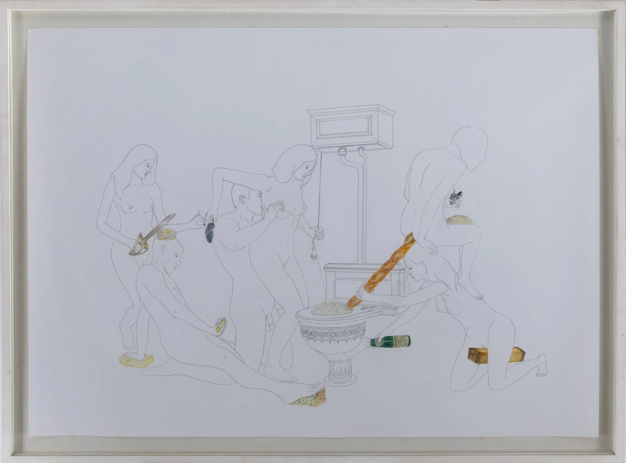 Fernanda Chieco - Le Banquet - Assiette des Fromages - Cremets d'Anjou, Reblochon, Tome de Savoie, Beaufort, Le Crottin de Chavignol, Le Rocamadour, Roquefort Fondu
