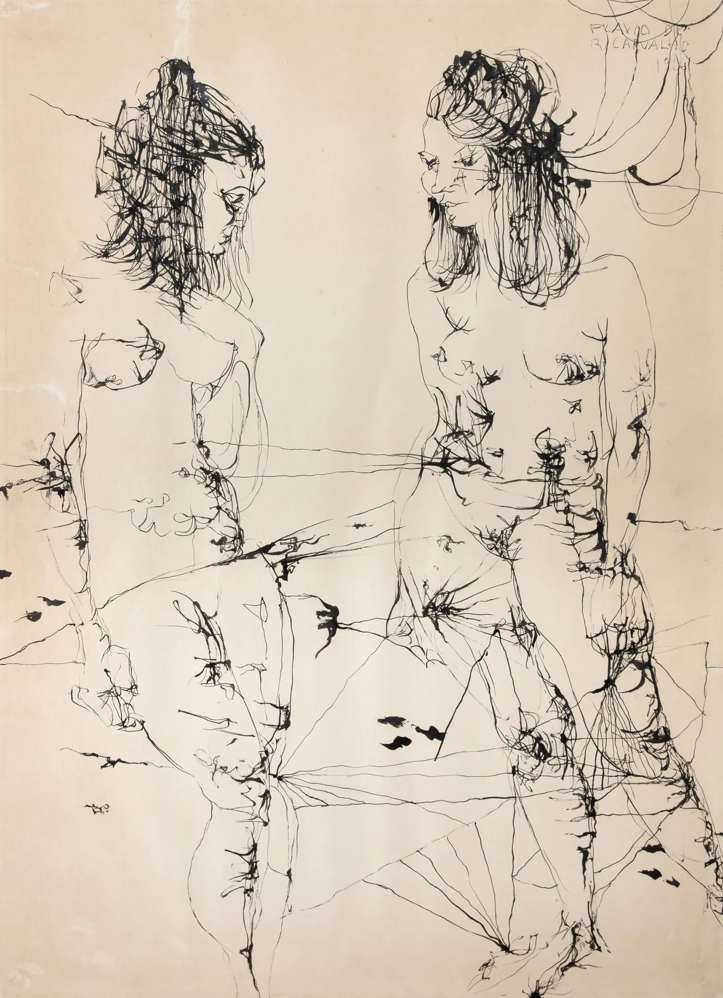 Flávio de Carvalho - Duas mulheres
