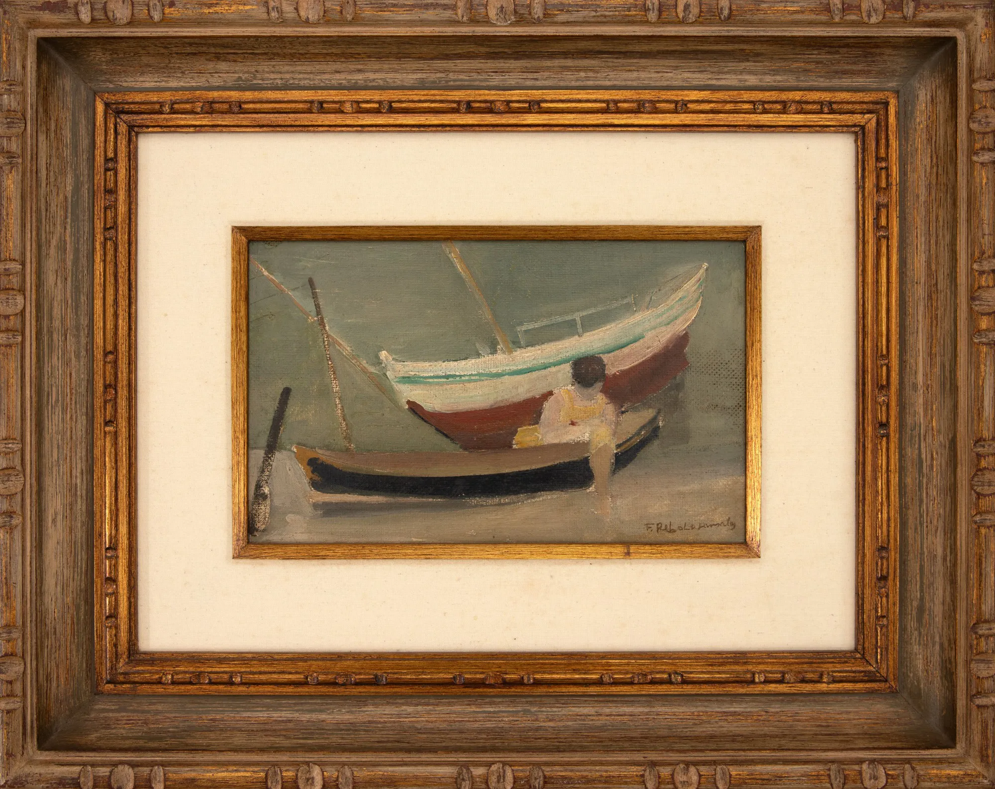 Francisco Rebolo - Barcos