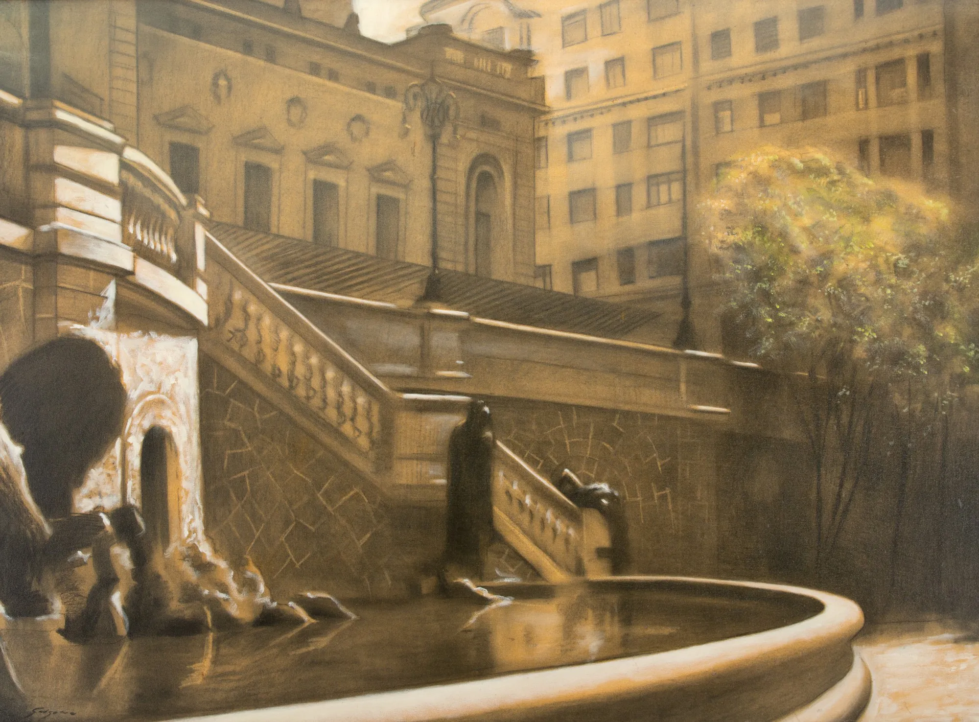 Gregório Gruber - Fonte dos Desejos - Praça Ramos de Azevedo