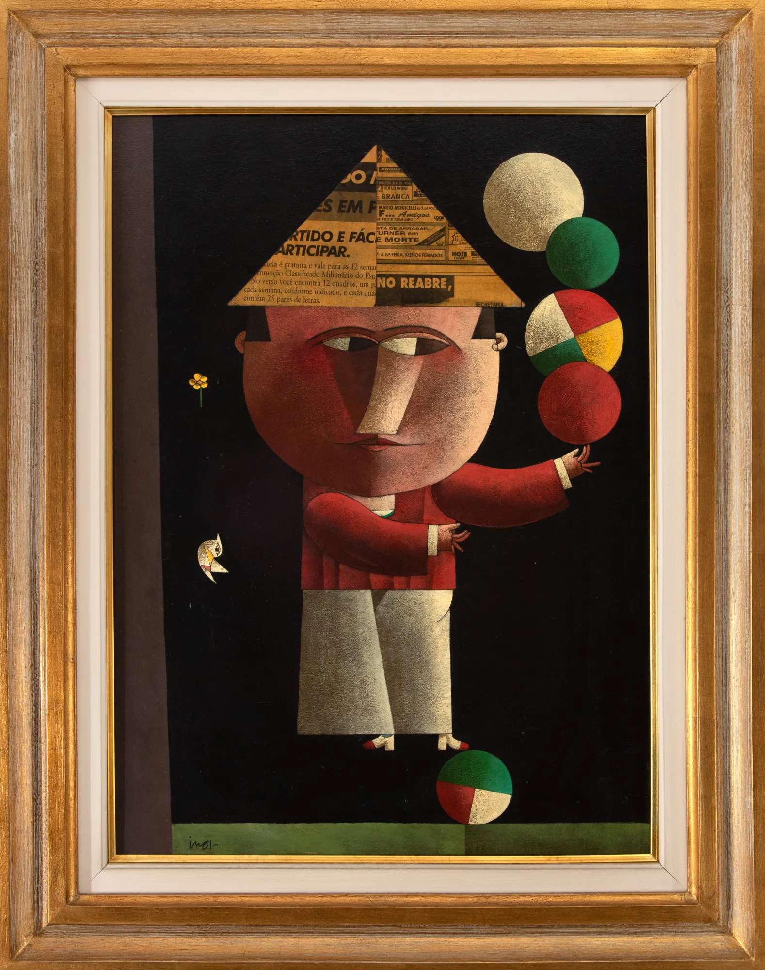 Inos Corradin - Equilibrista Com Chapéu de Papel