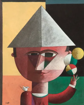Inos Corradin - Pequeno Equilibrista Com Chapéu de Papel