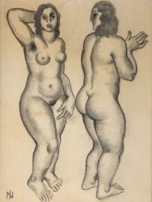 Ismael Nery - Dois Nus
