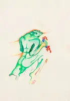 Ivald Granato - Sem Título (figuras em verde)