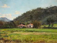 João Batista da Costa - Paisagem com Casa