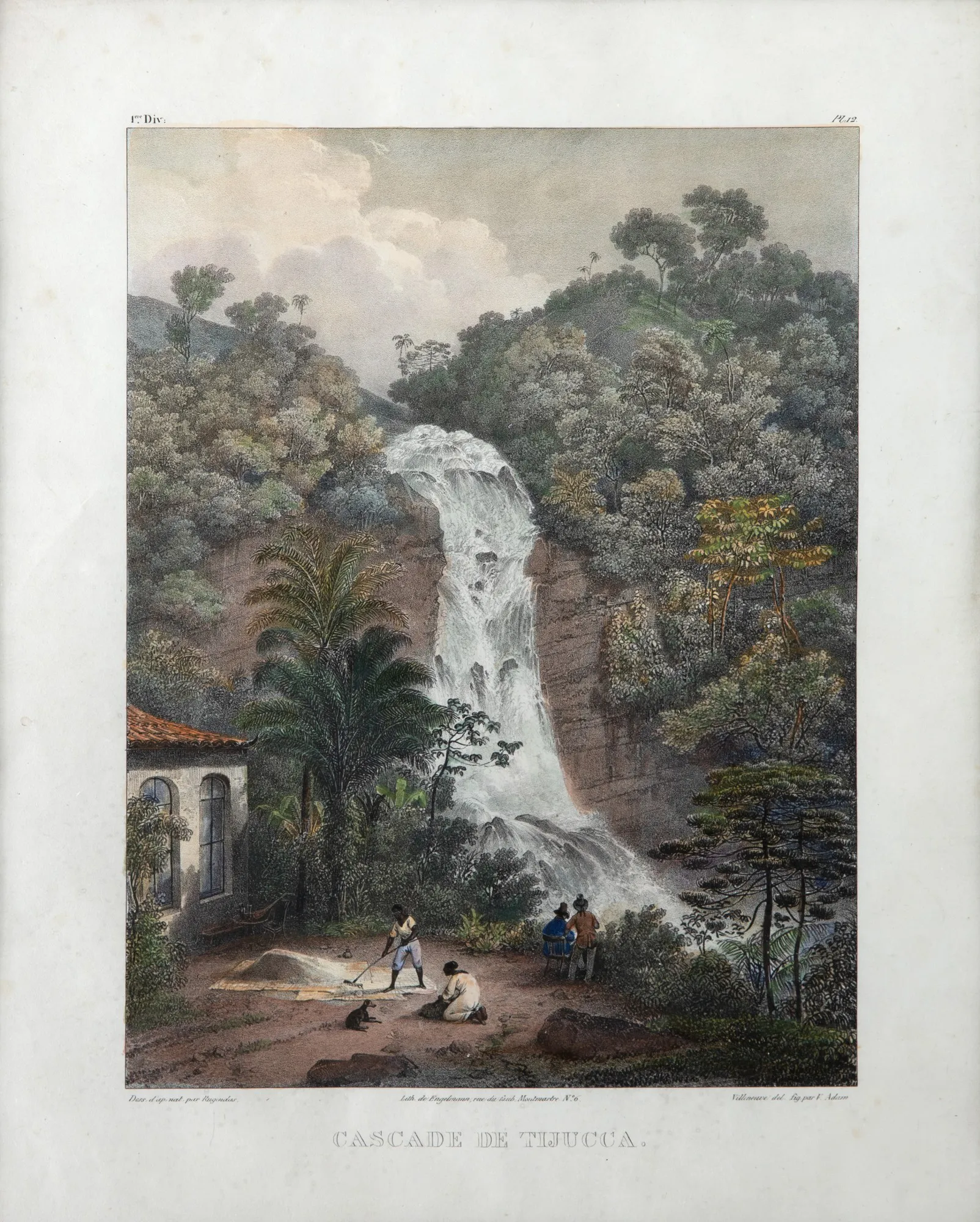 Johann Moritz Rugendas - Cascata da Tijuca