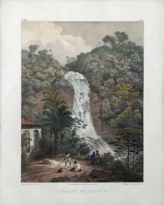 Johann Moritz Rugendas - Cascata da Tijuca