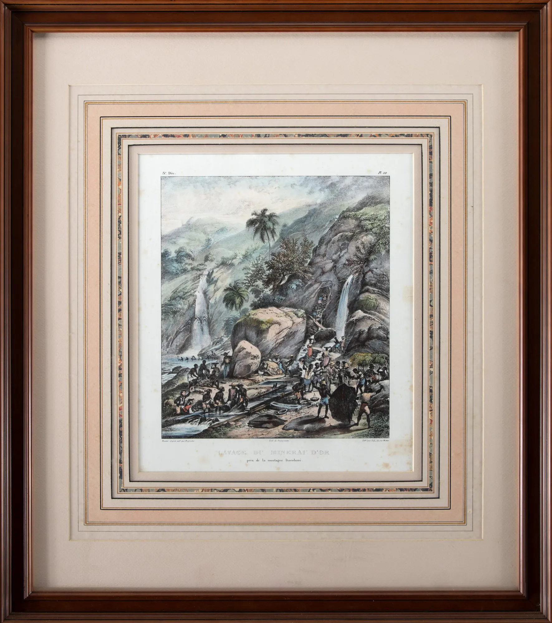 Johann Moritz Rugendas - Lavage de Mineral D'Or