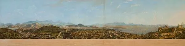 Eduard Kretschmar - Panorama RJ tomado do Morro do Castelo