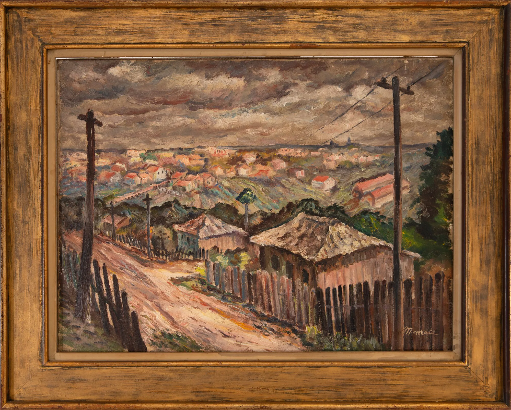 Manabu Mabe - Paisagem com Casas
