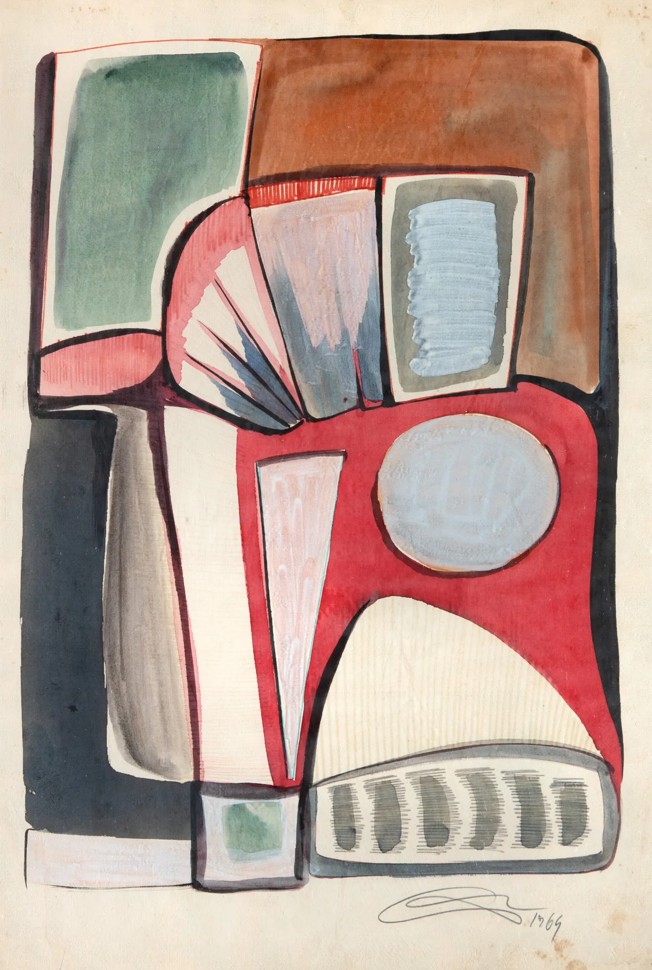 Mario Cravo Júnior - Composição Abstrata