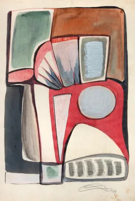 Mario Cravo Júnior - Composição Abstrata
