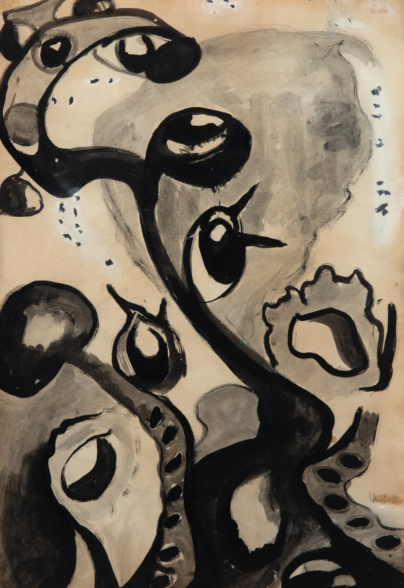 Niobe Xandó - Estudo para Flor Fantástica XXX