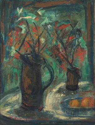 Tadashi Kaminagai - Vaso com Flores