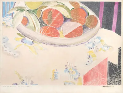 Takashi Fukushima - Estudo Sobre Natureza Morta Com Laranjas Arc H.Matisse