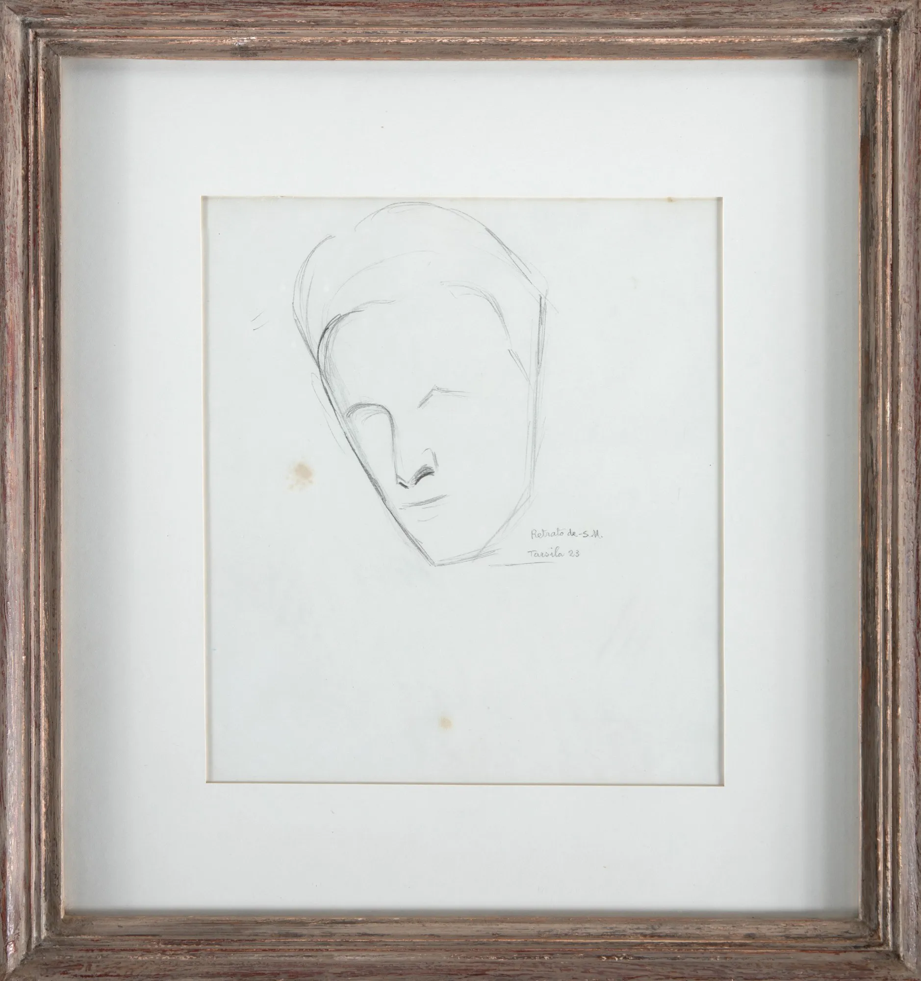 Tarsila do Amaral - Blue Portrait Study (sergio Milliet)