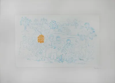 Tarsila do Amaral - Gente no Povoado