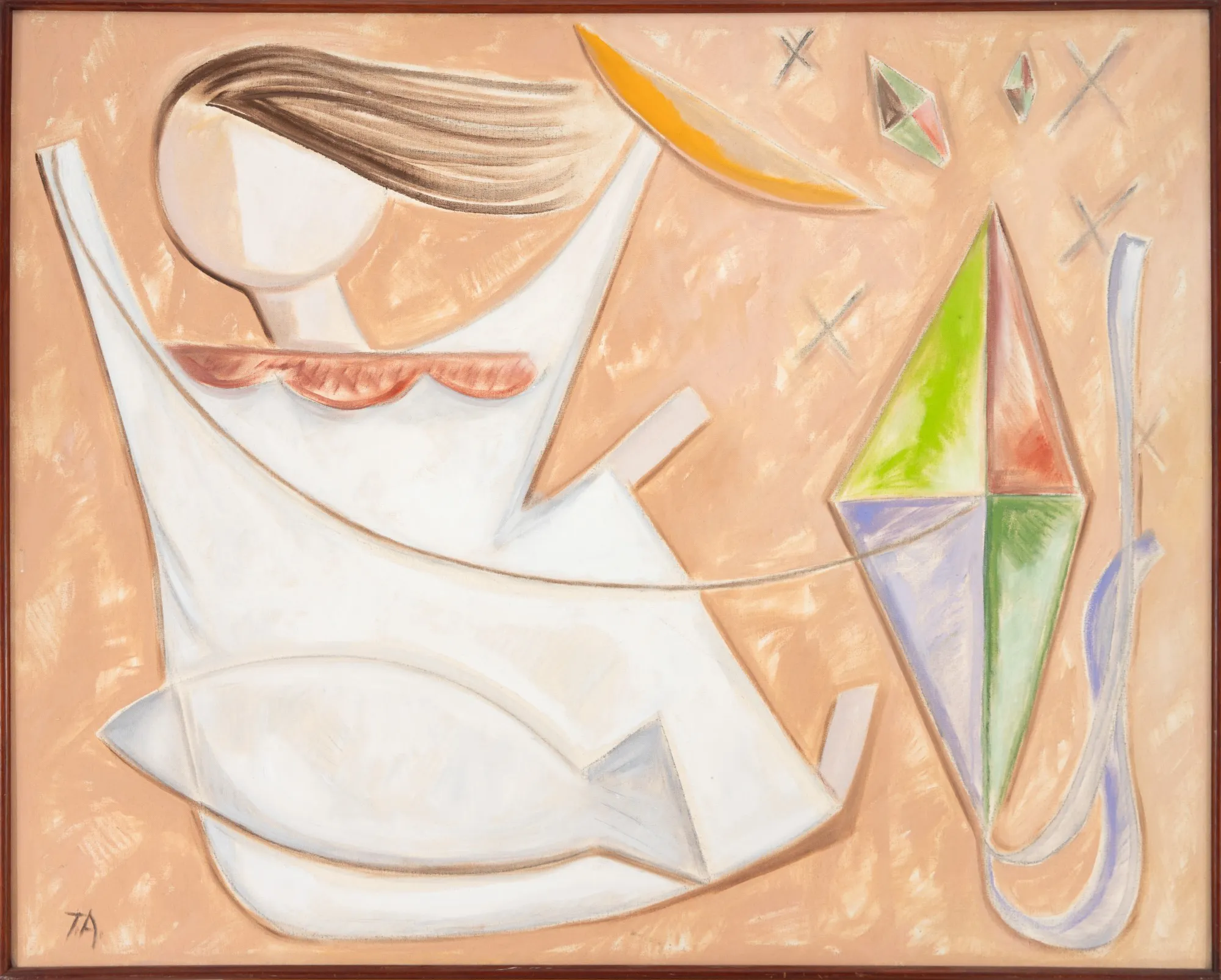 Tito de Alencastro - Figura Com Peixe