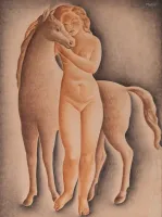 Vicente do Rego Monteiro - Nu e Cavalo