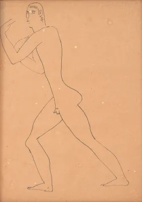 Victor Brecheret - Nu Masculino
