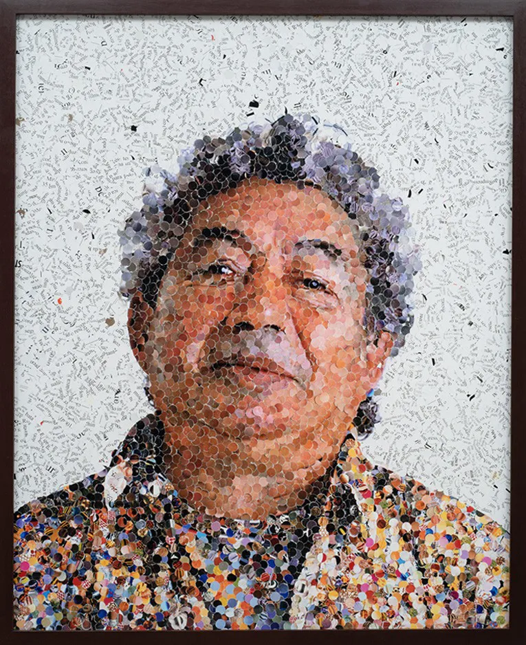 Vik Muniz - João I, da série Pictures of Magazine
